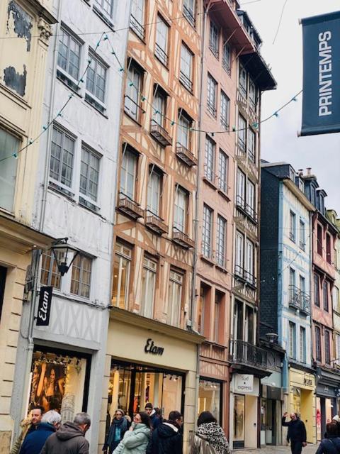 鲁昂Chez Virginie Agreable Centre Parking公寓 外观 照片